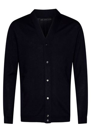 Blue merino wool cardigan LOW BRAND | L1MFW24256688E044